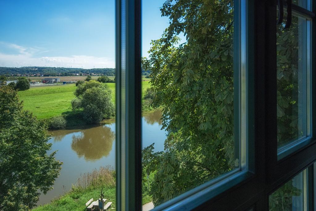 Gastwirtschaft & Hotel Hallescher Anger เนาม์บวร์ก ภายนอก รูปภาพ